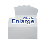 #6 3/4 White Envelopes 100ct